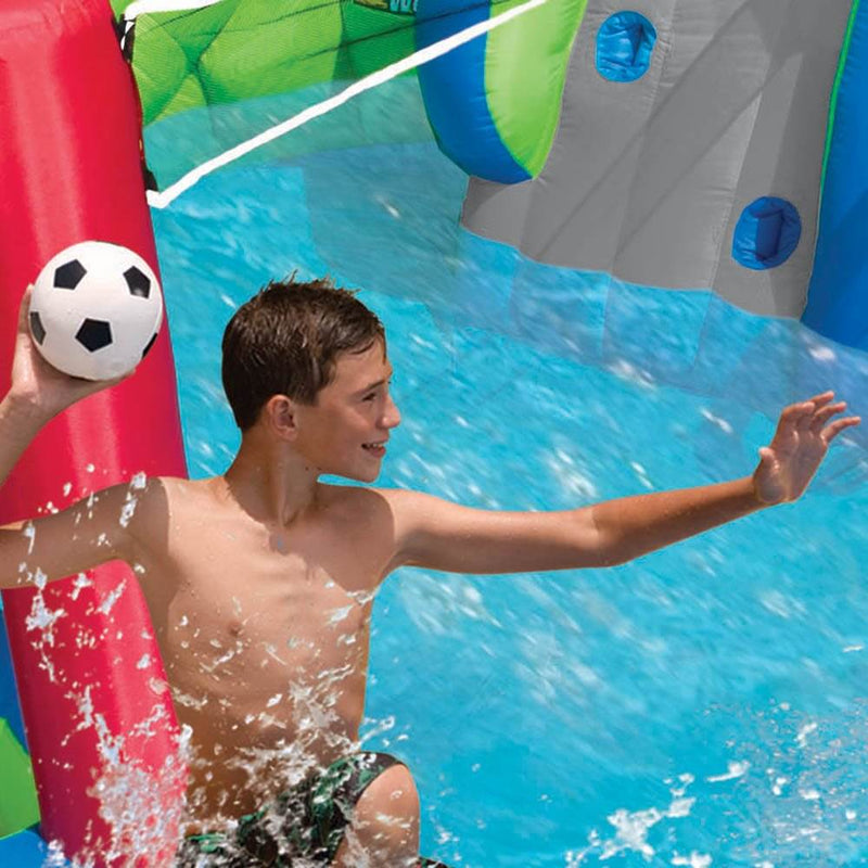 Banzai Inflatable Aqua Sports Splash Kiddie Pool Backyard Water Park (6 Pack)