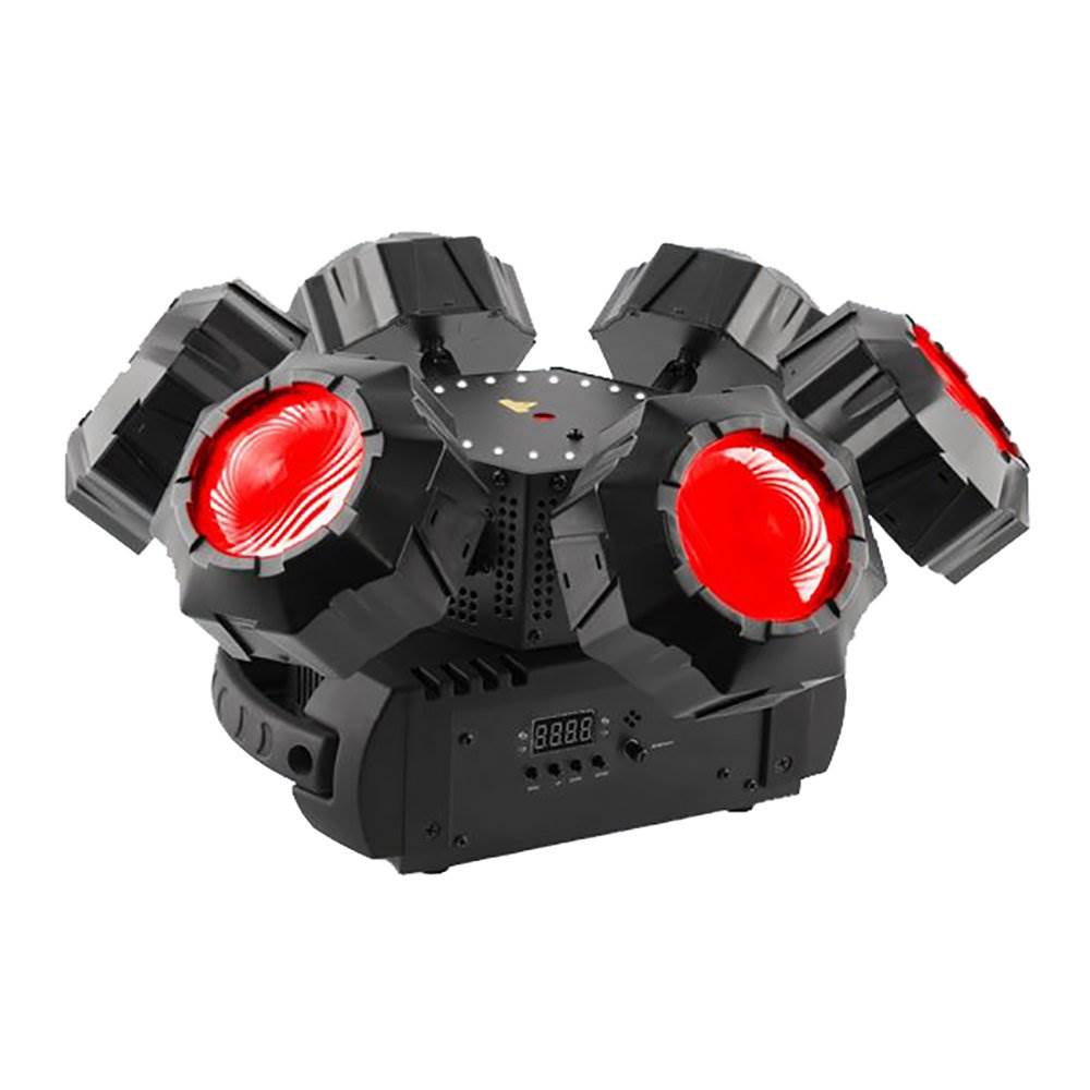 Chauvet DJ Helicopter Q6 Rotating Multi Beam & Lighting Effect (2 Pack)