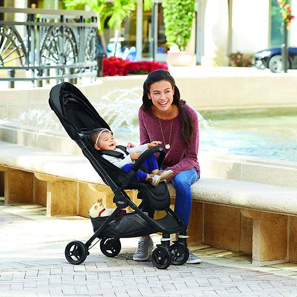 Graco Jetsetter One Hand Ultra Compact Quick Connect Compatible Stroller, Rhett