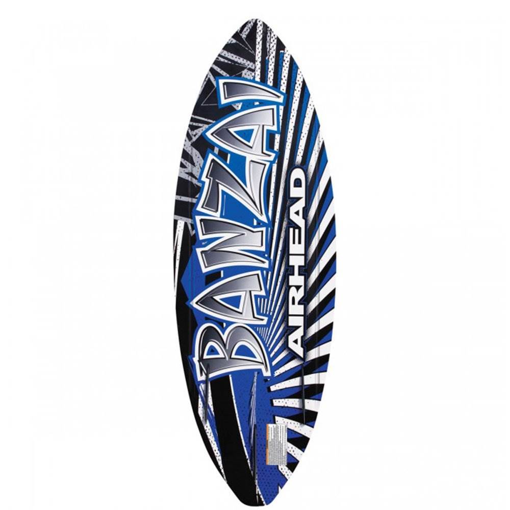 Airhead Banzai Wakesurfer Lake Ocean Fiberglass Wakeboard for Beginners (2 Pack)