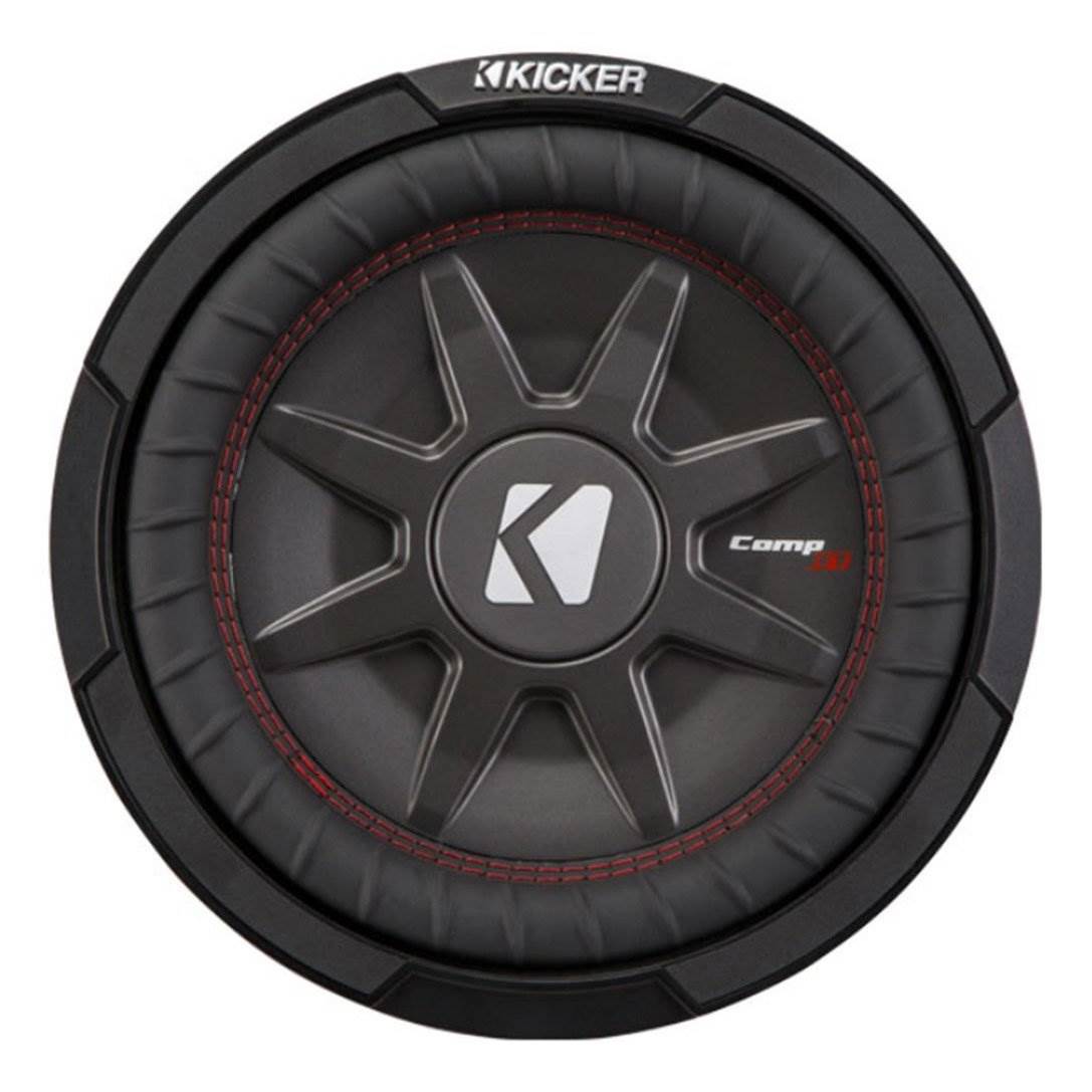 Kicker CompRT Single 12 Inch 1000W Max Dual 2 Ohm Shallow Car Subwoofer (4 Pack)