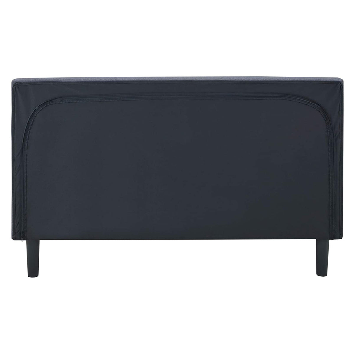 Classic Brands Mornington Tufted Upholstery Platform Bed Frame, King, Dark Grey