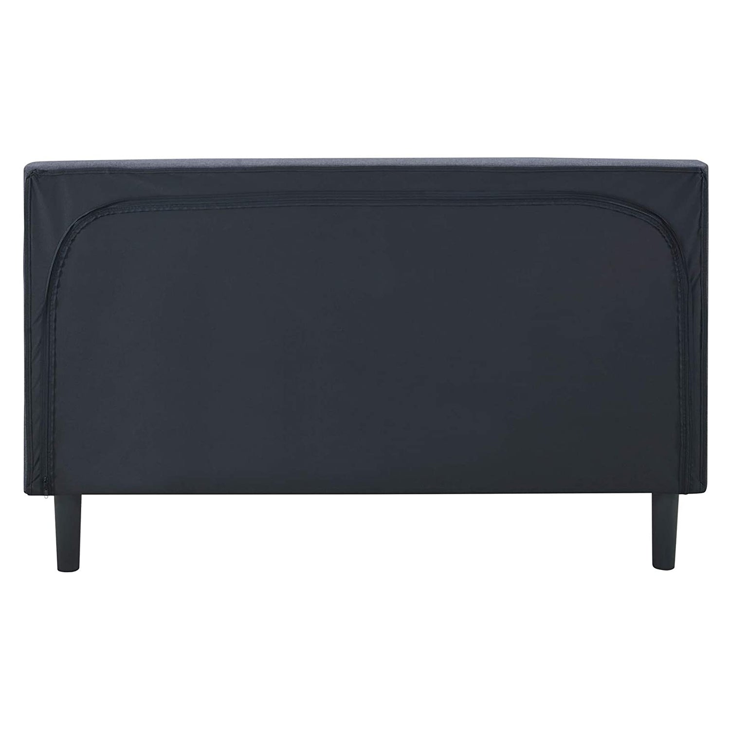 Classic Brands Mornington Tufted Upholstery Platform Bed Frame, King, Dark Grey