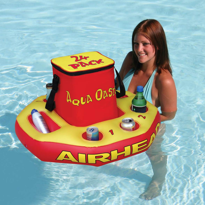 Airhead Aqua Oasis Insulated Nylon Cooler w/ Removable Floating Base (2 Pack)