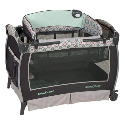 Baby Trend Deluxe Crib Haven Portable Deluxe Nursery Playard, Artisan (2 Pack)