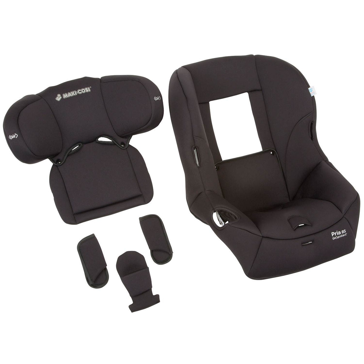 Maxi-Cosi Pria 85 Convertible Baby Infant Car Seat Fashion Kit, Black (2 Pack)