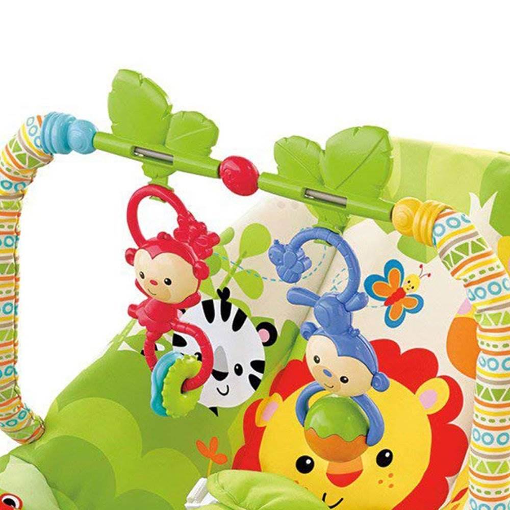 Fisher Price Friends Infant Baby Interactive Vibrating Baby Bouncer (3 Pack)