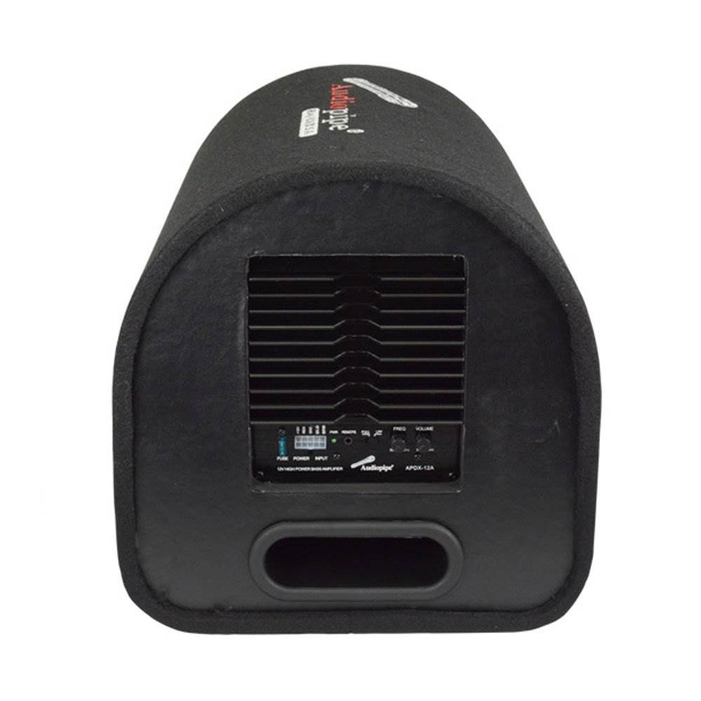 Audiopipe 600 Watts 12 Inch Ported Vented Enclosure Powered Bass Box (2 Pack)