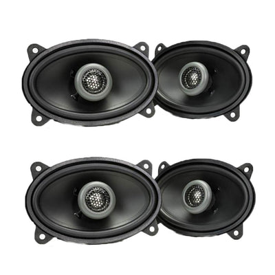 MB Quart Formula 2 Way Coaxial 90W 4 x 6 Inch Car Speakers (2 Pack)