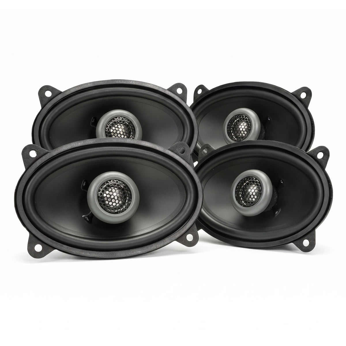 MB Quart Formula 2 Way Coaxial 90W 4 x 6 Inch Car Speakers (2 Pack)