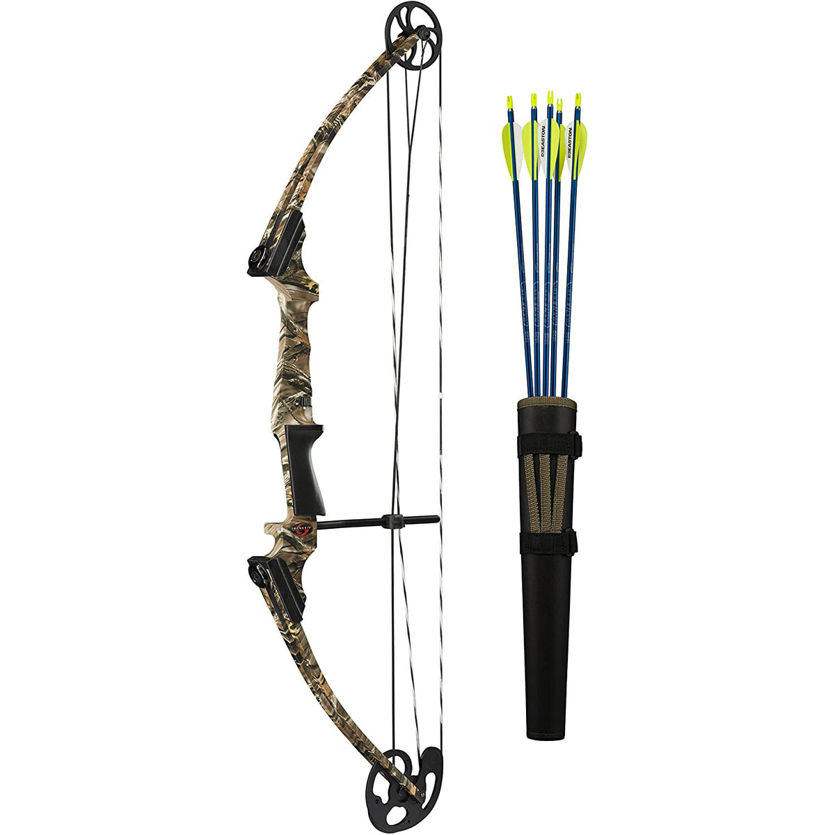 Genesis Archery Original Compound Target Practice Bow Kit, Right Handed, Camo - VMInnovations
