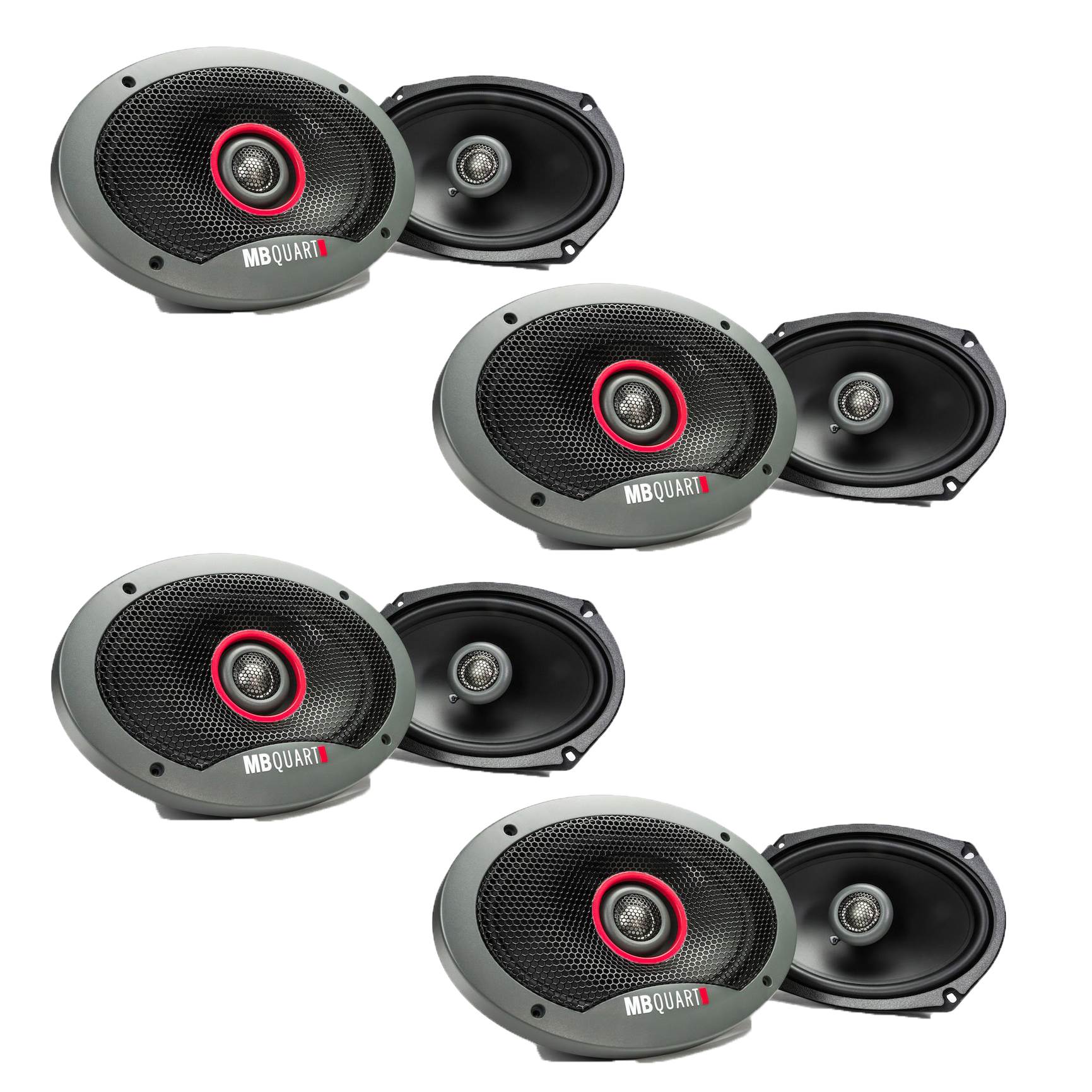 Maxxsonics FKB169 MB Quart Formula 6 x 9 Inch 2 Way Coaxial Speakers (8 Pack)