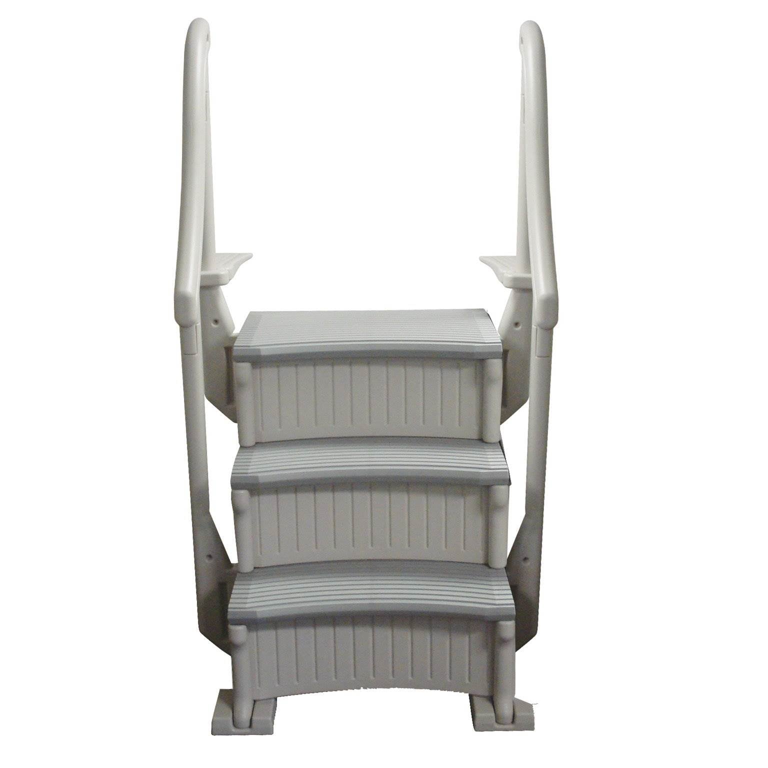 Confer CCXIG Gray Inground Swimming Pool Grand Entry Curve Steps Stairs (6 Pack) - VMInnovations