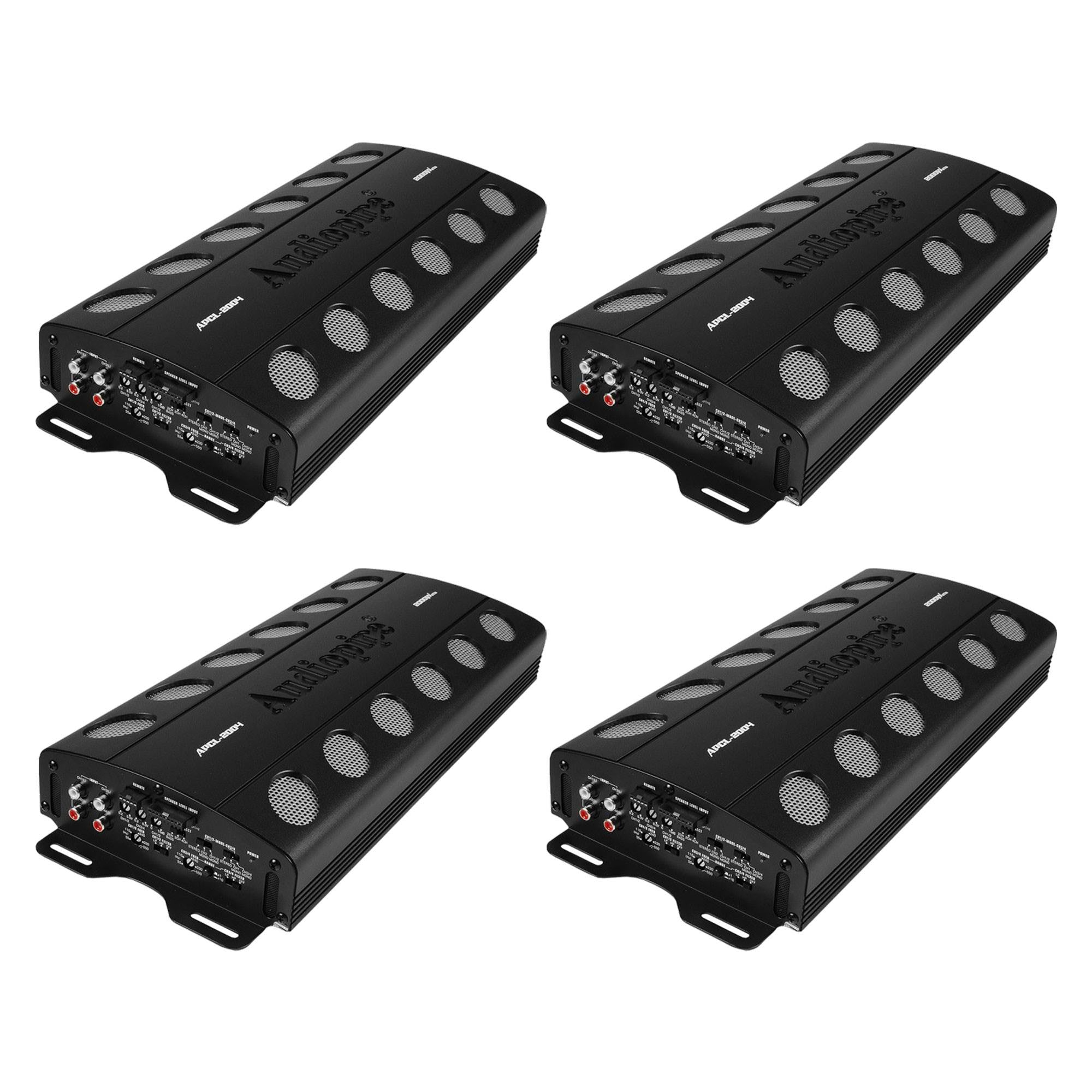 AudioPipe APCLE-2004 2000 Watt 4-Channel AB Car Audio MOSFET Amplifier (4 Pack)