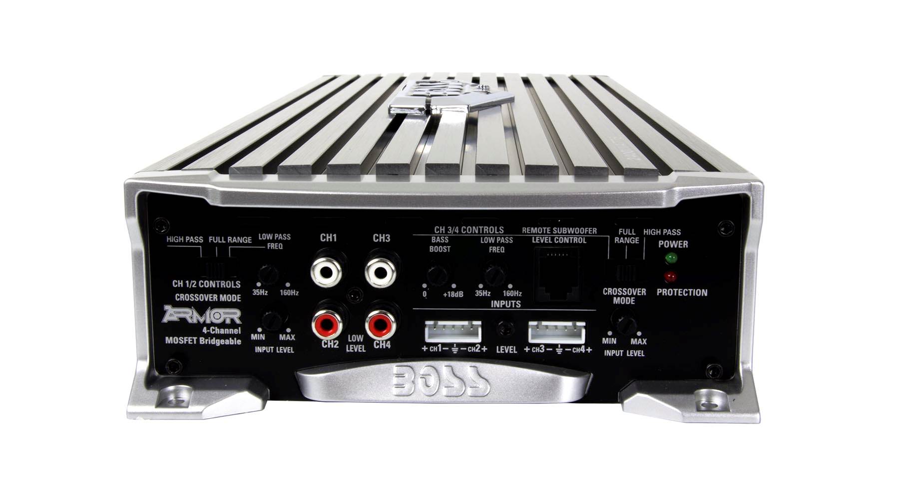BOSS AUDIO 2400W 4 Channel Car Amplifier Power Amp AR24004 and Remote (6 Pack)