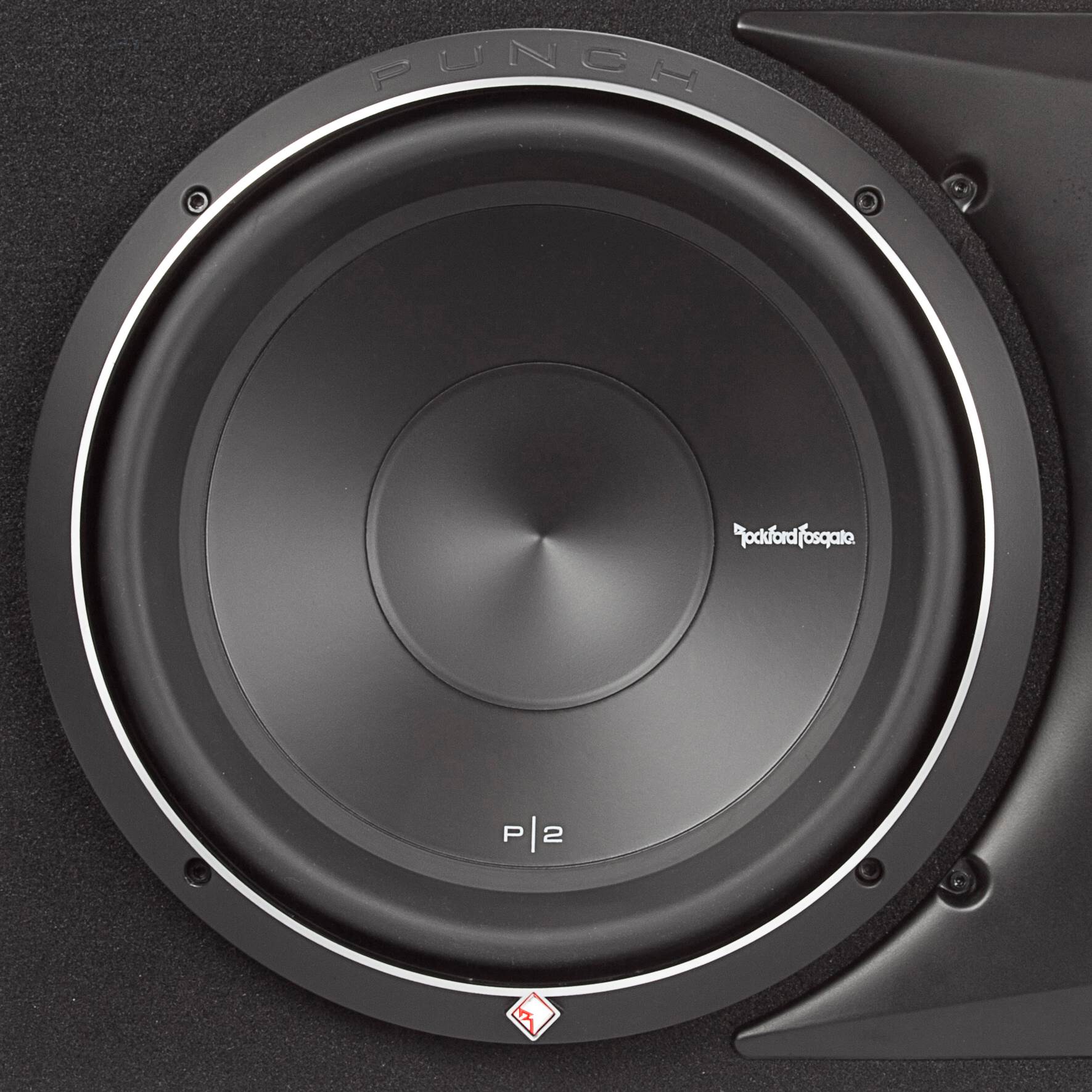 Rockford Fosgate Punch 12" 800W 1-Ohm Single Loaded Vented Enclosure (2 Pack)