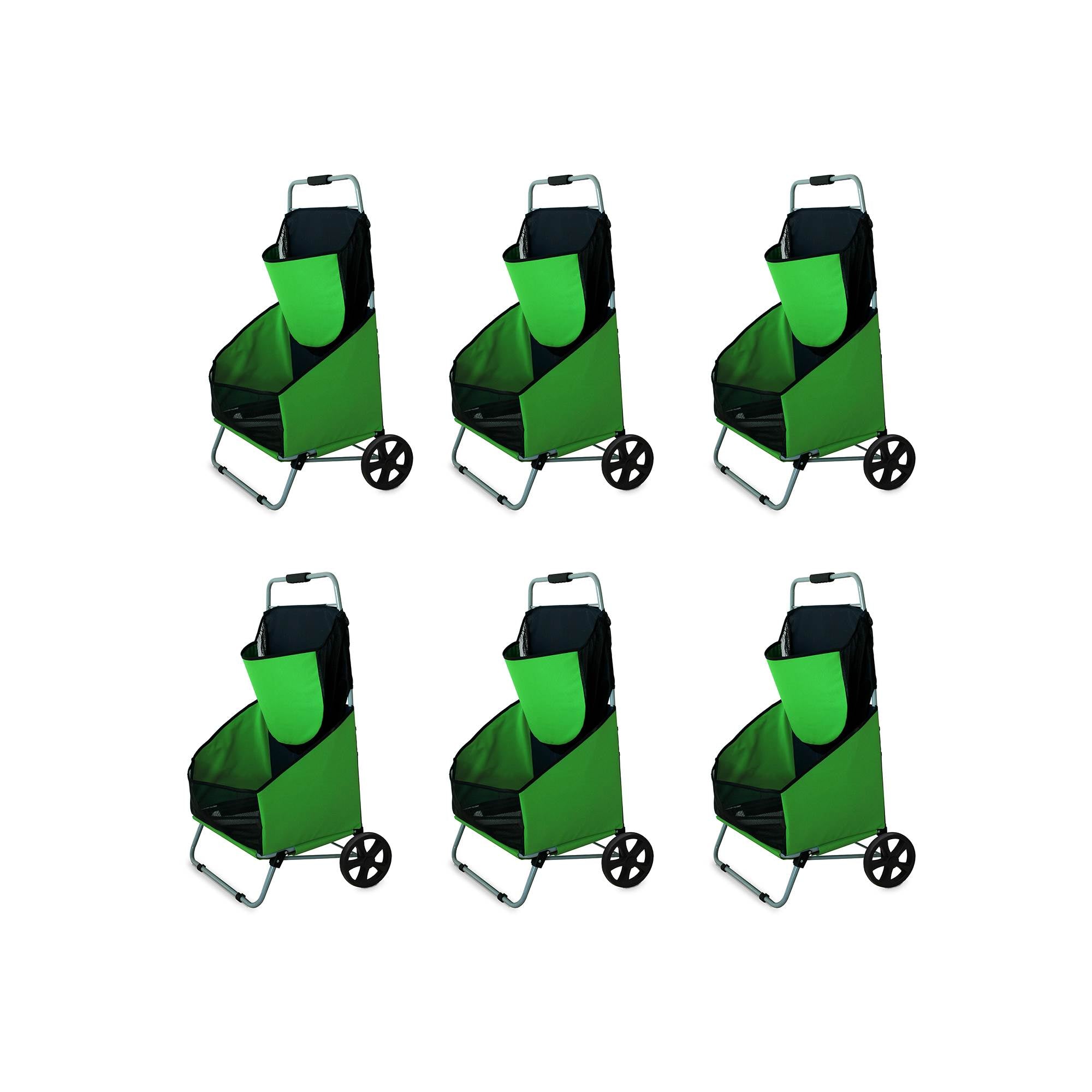 Kokido Poolkart Compact Pool Maintenace Equipment Storage Trolley Cart (6 Pack)