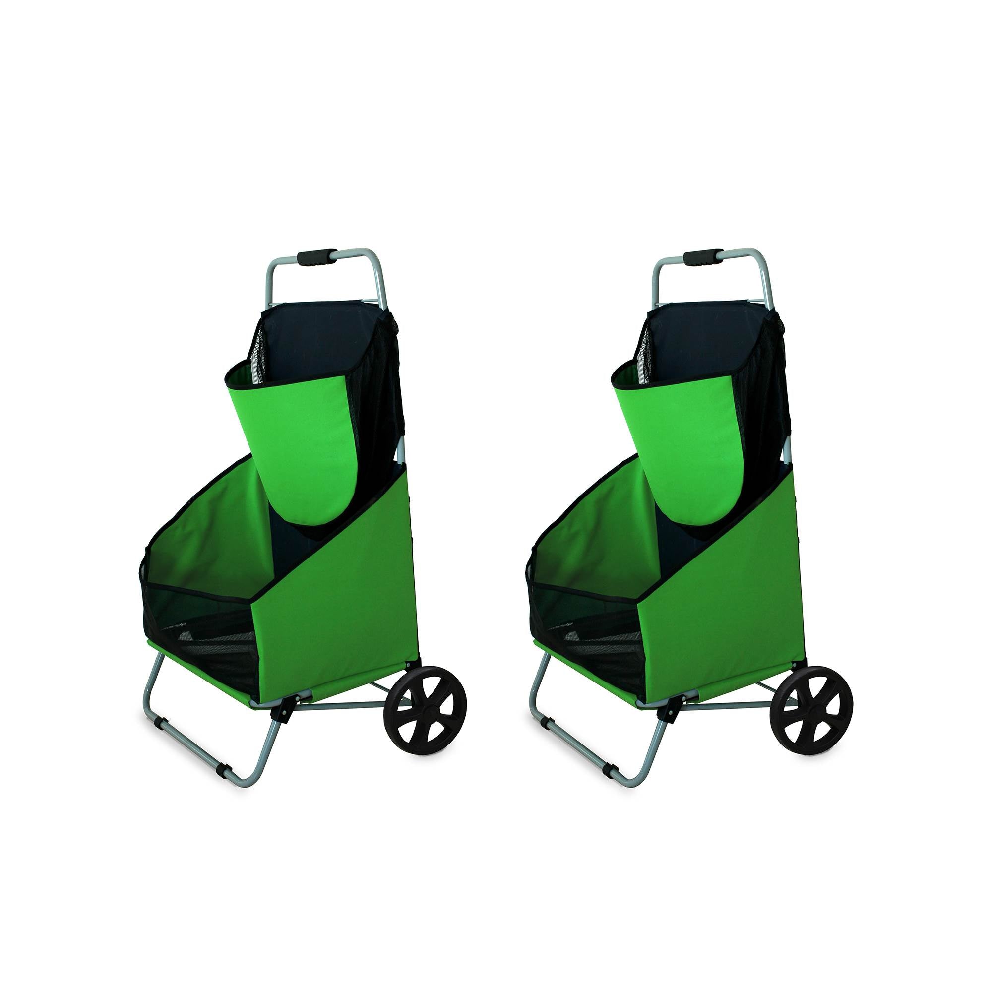 Kokido Poolkart Compact Pool Maintenace Equipment Storage Trolley Cart (2 Pack)