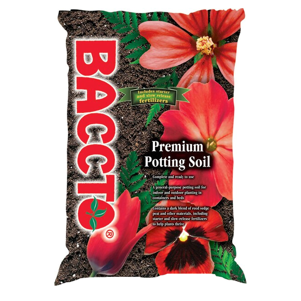 Michigan Peat Baccto All Purpose Potting Soil with Perlite, 25 lbs (6 Pack) - VMInnovations