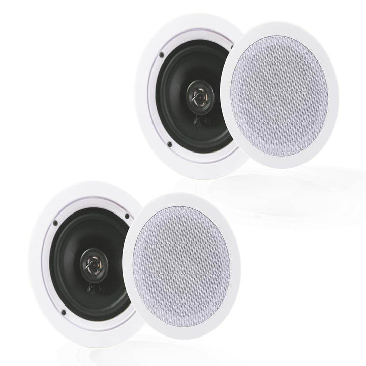 Pyle Audio PDIC1651RD 5.25 Inch 2 Way 150W Home Ceiling Wall Speakers (4 Pairs) - VMInnovations