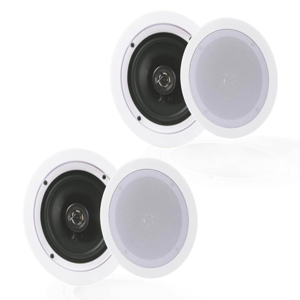 Pyle Audio PDIC1651RD 5.25 Inch 2 Way 150W Home Ceiling Wall Speakers (4 Pairs) - VMInnovations