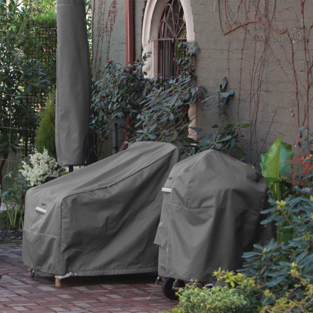 Classic Accessories Ravenna Kettle Performer Outdoor Patio Grill Cover, Espresso