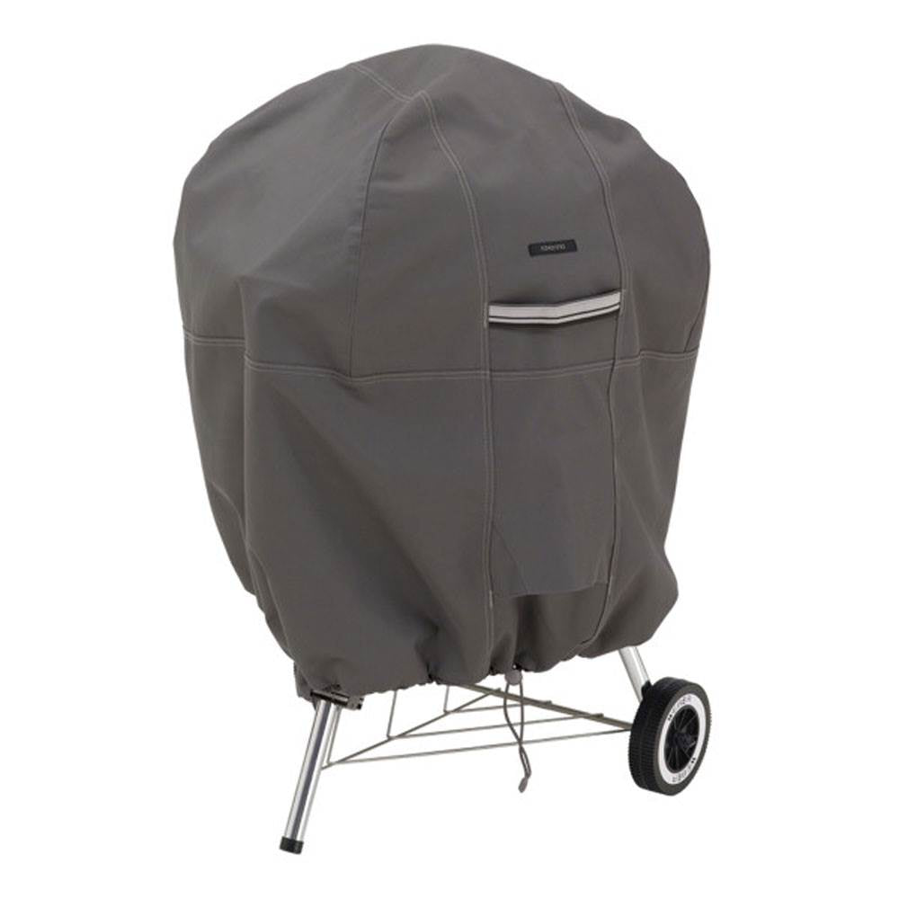 Classic Accessories Ravenna Kettle Performer Outdoor Patio Grill Cover, Espresso