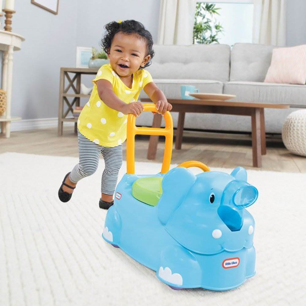 Little Tikes Scoot Around Animals Elephant Toddler Ride On Learning Toy (2 Pack)