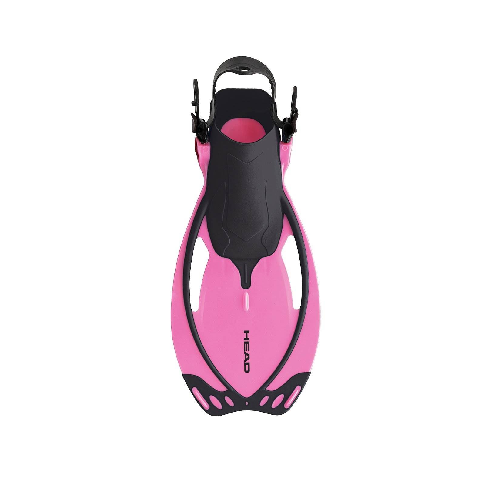HEAD Pirate Dry Youth Pink Snorkeling Mask & Flippers Set, S/M (Open Box)