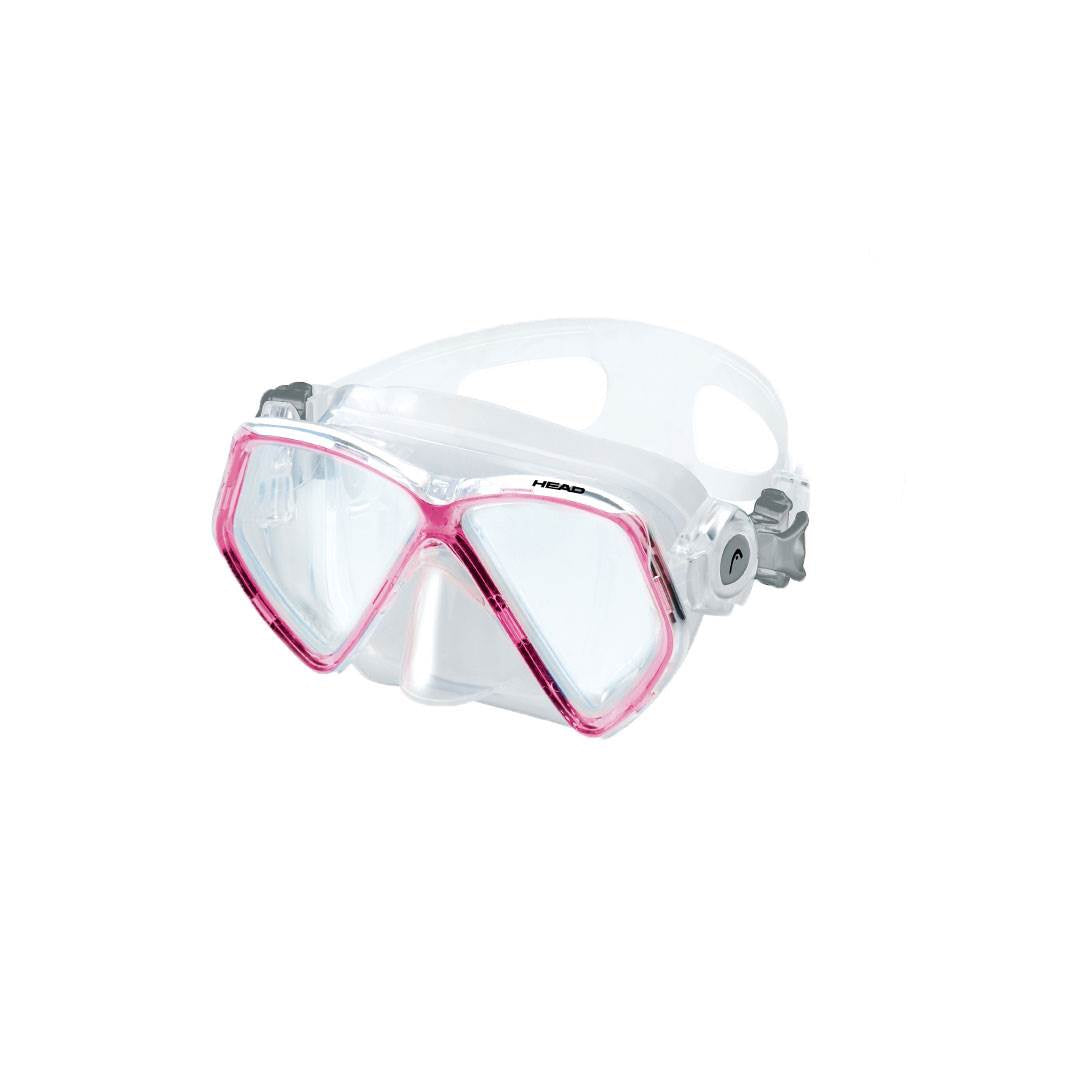 HEAD Pirate Dry Youth Pink Snorkeling Mask & Flippers Set, S/M (Open Box)