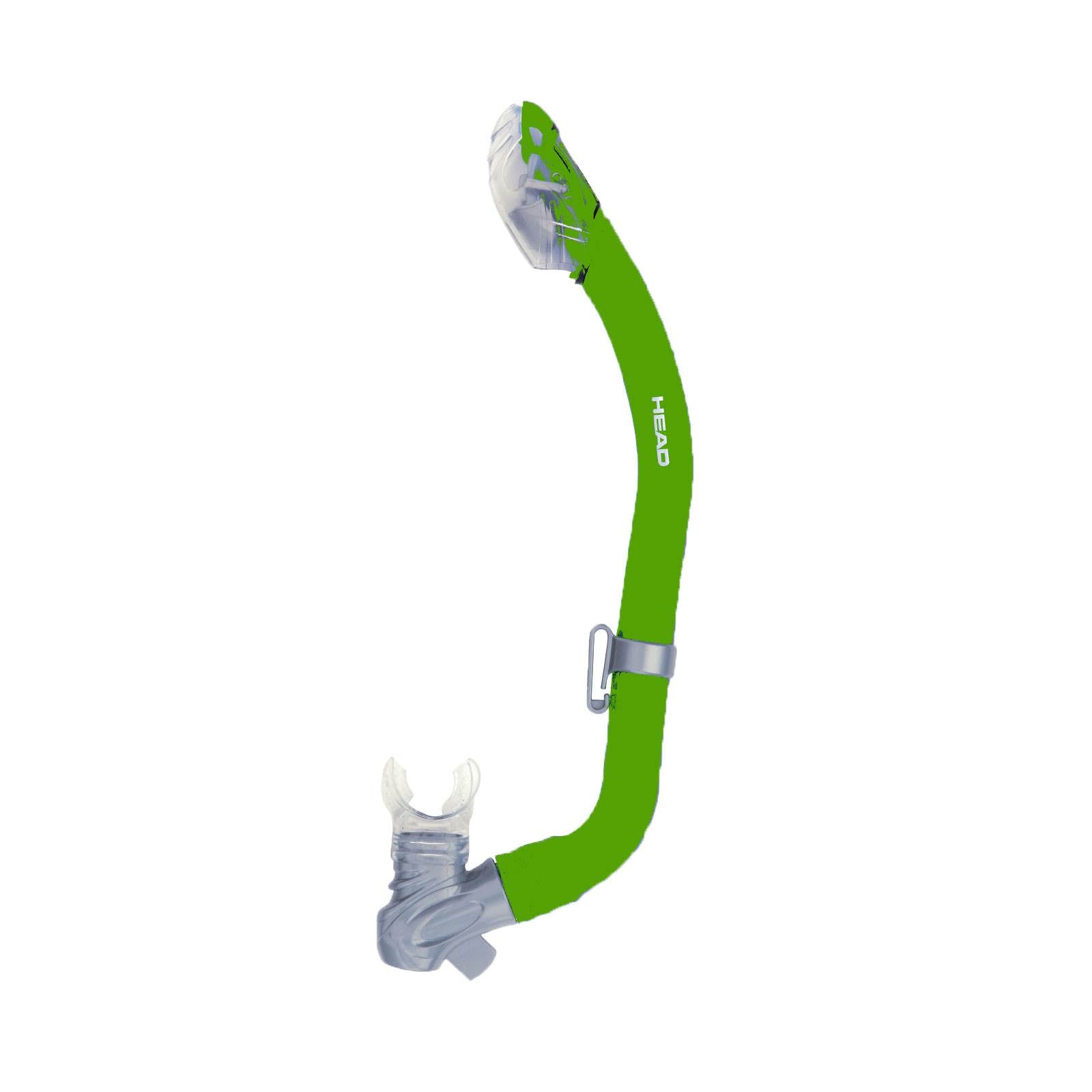 HEAD Pirate Dry Youth Green Snorkeling Scuba Mask/Flippers w/ Bag, S/M(Open Box)