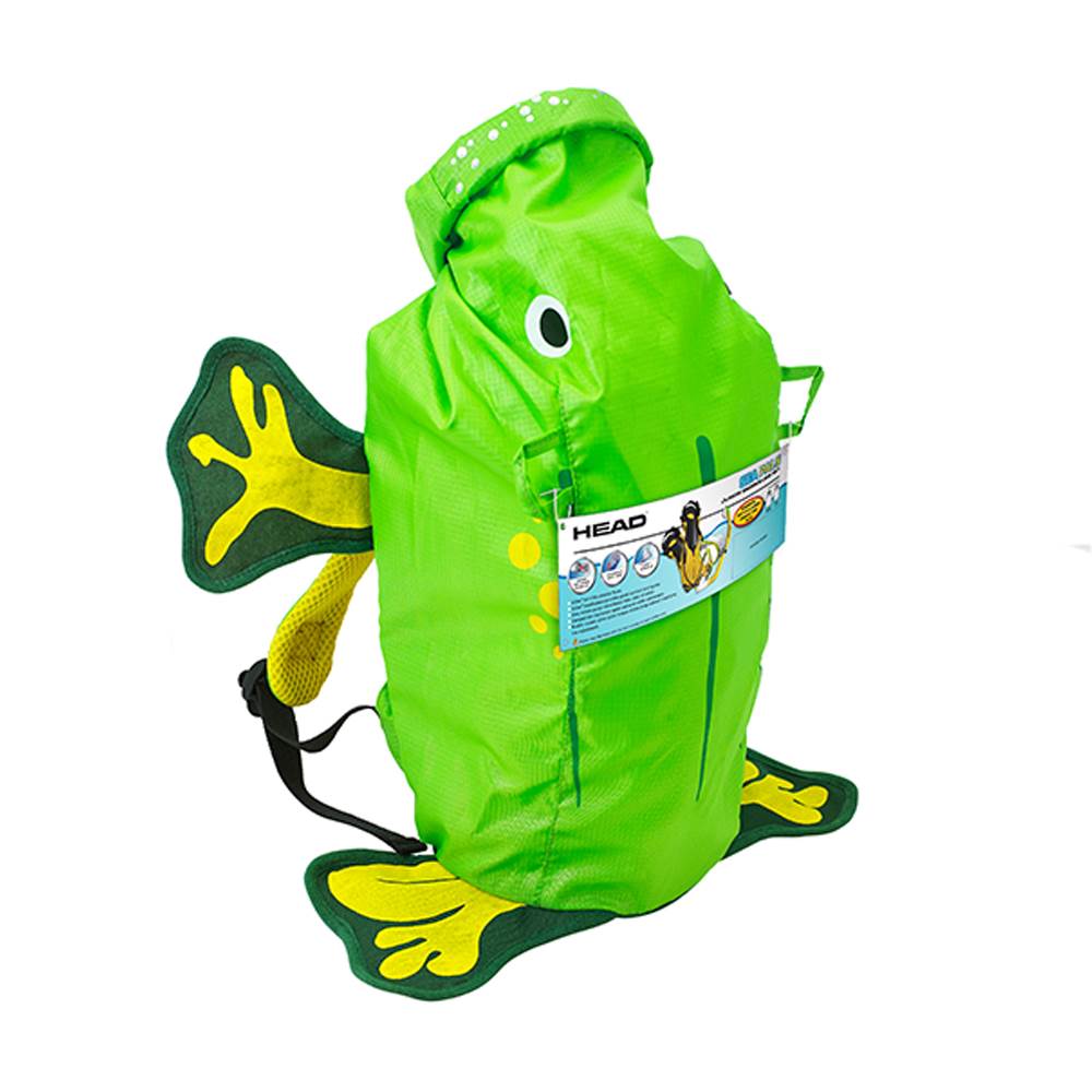 HEAD Sea Pals Jr. Kid's Children's Frog Snorkeling Swim Set, L/XL (Open Box)