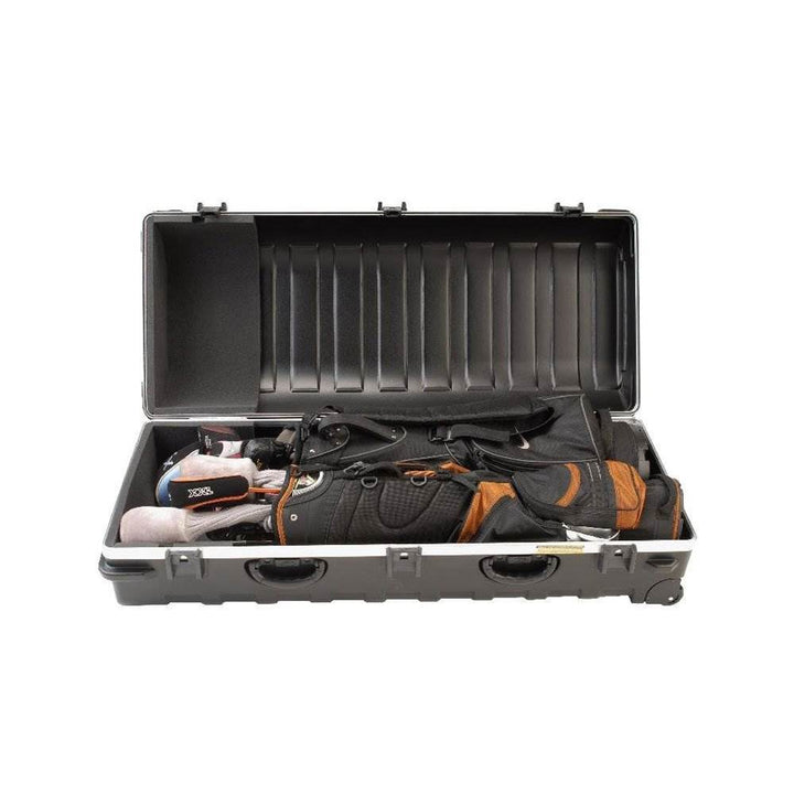 SKB Cases Double ATA Standard Hard Plastic Wheeled Golf Bag Travel Case (2 Pack) - VMInnovations