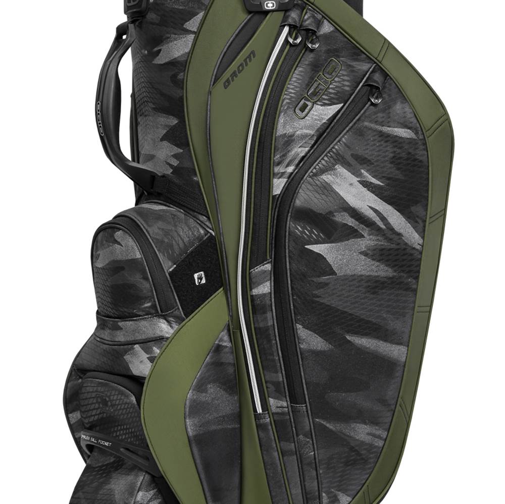 OGIO Grom 2X Barrel Top 8 Pocket/Ball Pocket Cart Golf Bag, Camo Moss (2 Pack)