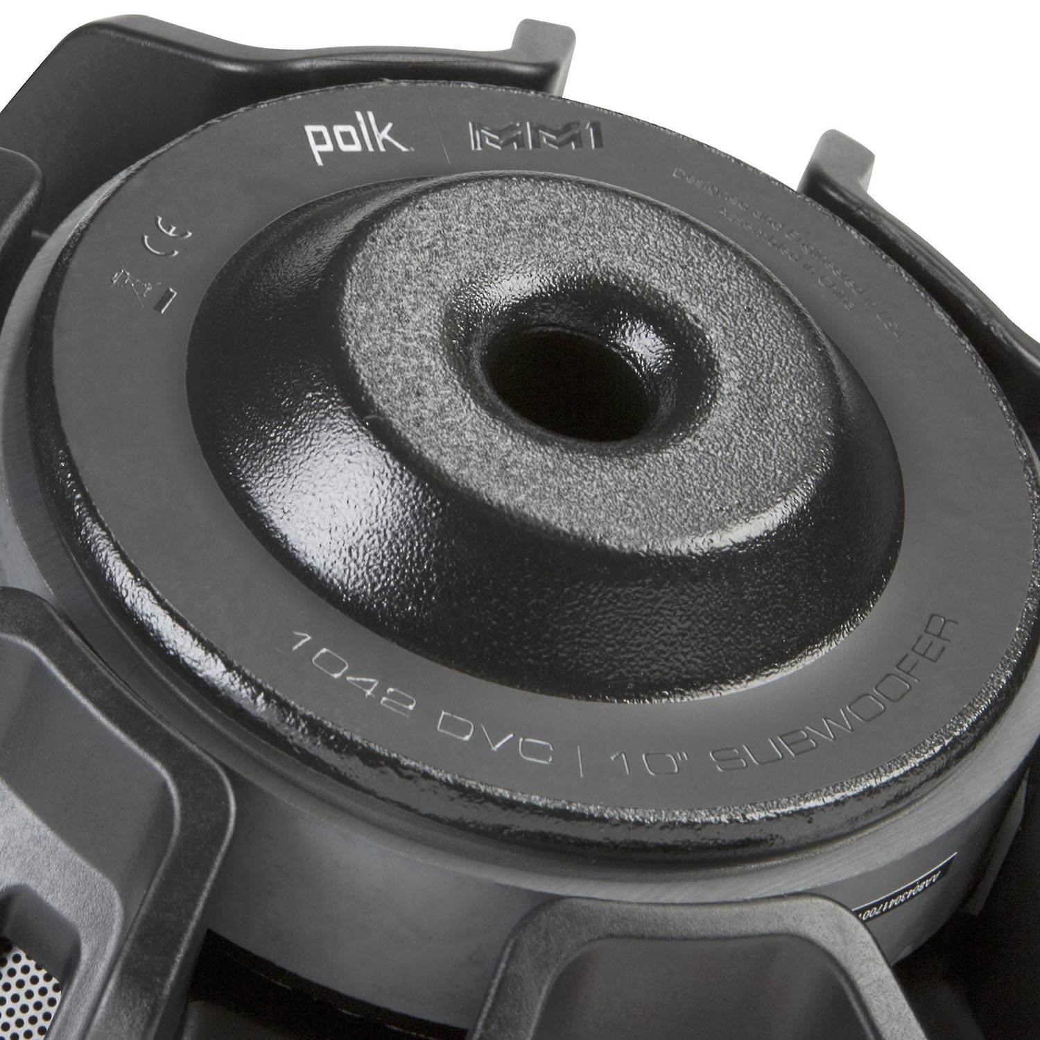 Polk MM1 Series 10" 1200W 4 Ohm Dual Voice Coil Car, & Marine Subwoofer (2 Pack)