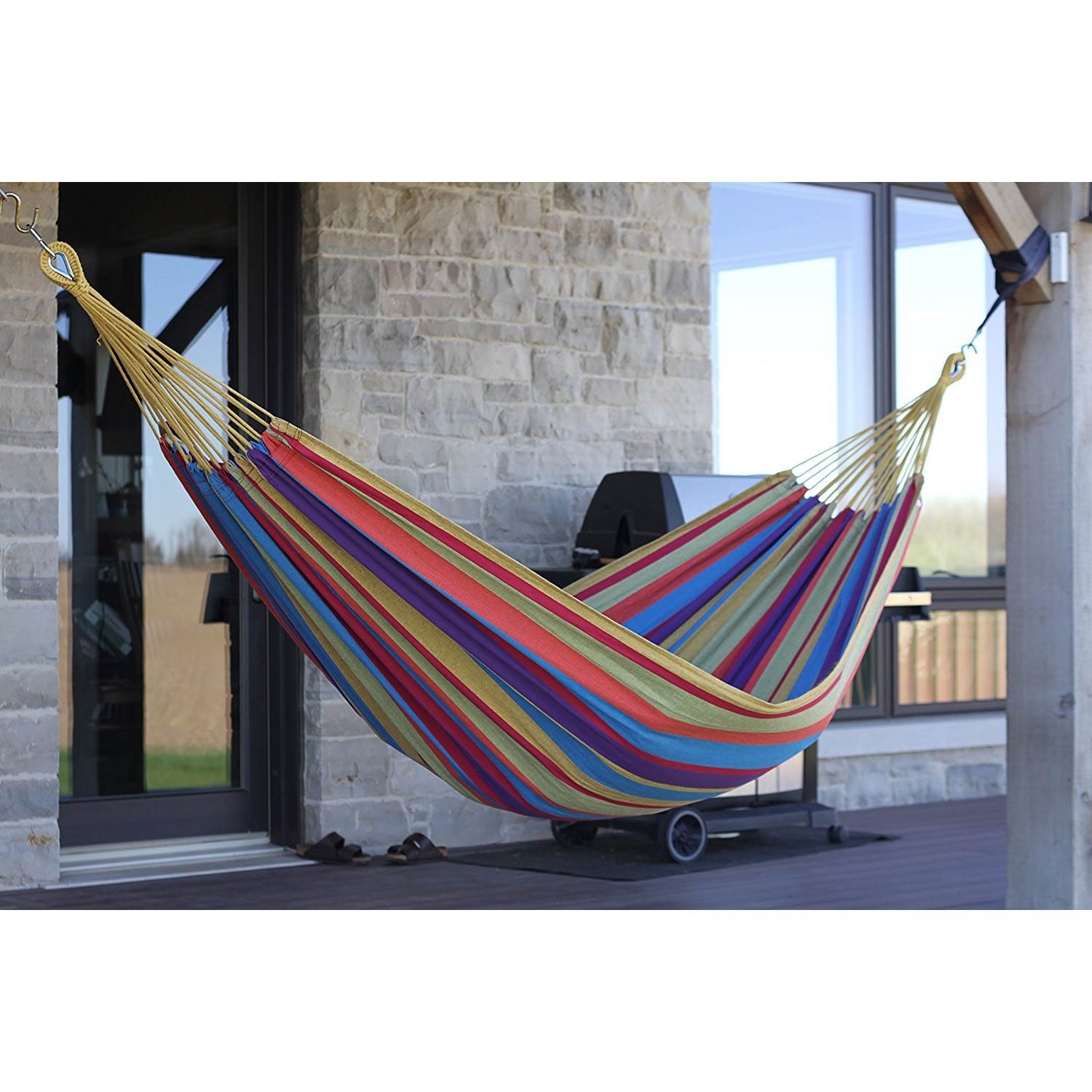 Vivere Brazilian Tropical 2 Person Hammock (2 Pack)