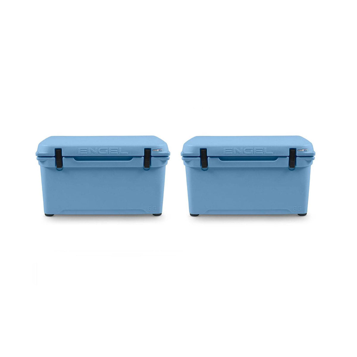 Engel 65 High Performance 70 Can Roto Molded Insulated Ice Cooler Blue (2 Pack)