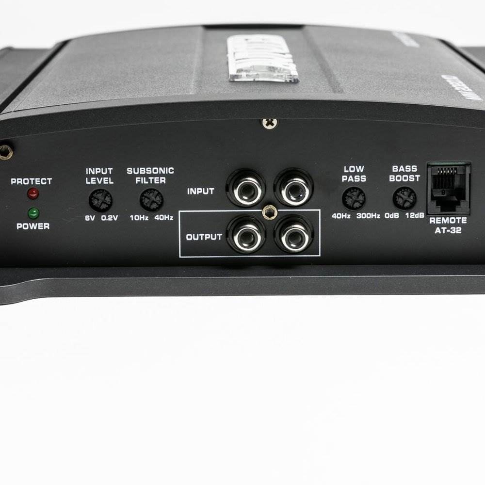 Autotek Mean Machine 2000W Mono Amplifier 1 Ohm Stable Car Audio Amp (2 Pack)