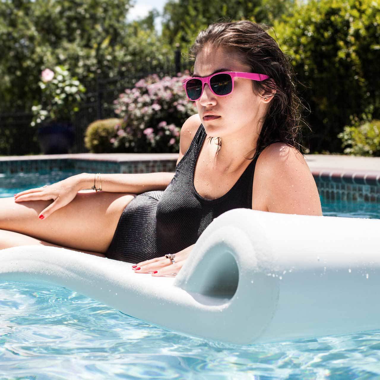 TRC Recreation Super Soft Ultra Sunsation Pool Float Water Lounger Raft (6 Pack)