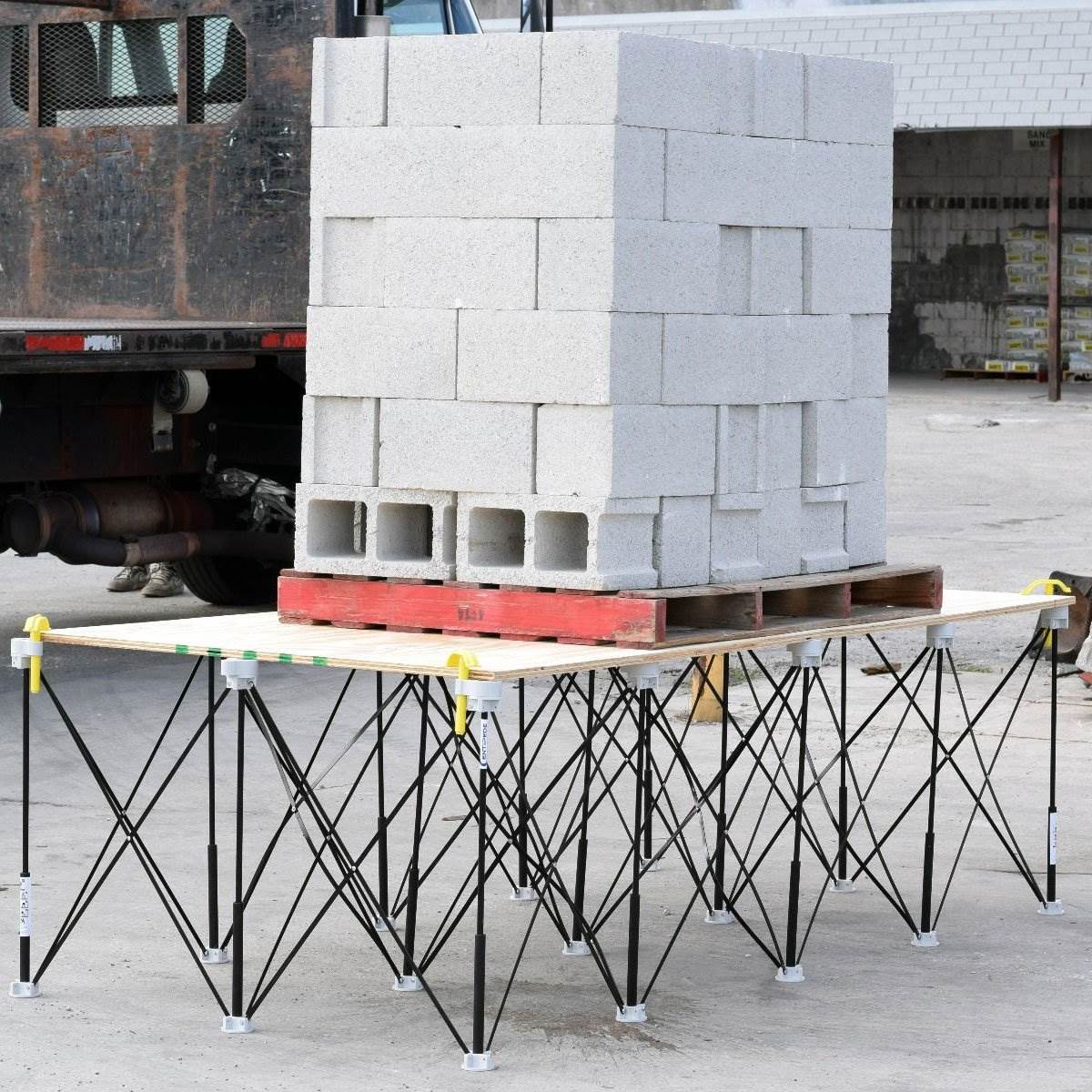 Centipede Tool K200 15 Strut 4 x 8 Ft Portable Sawhorse Work Support (2 Pack)