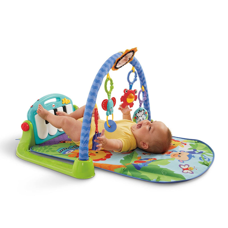 Fisher Price Baby Kick & Play Music Piano Gym Play Mat with Toys & Keys (2 Pack)