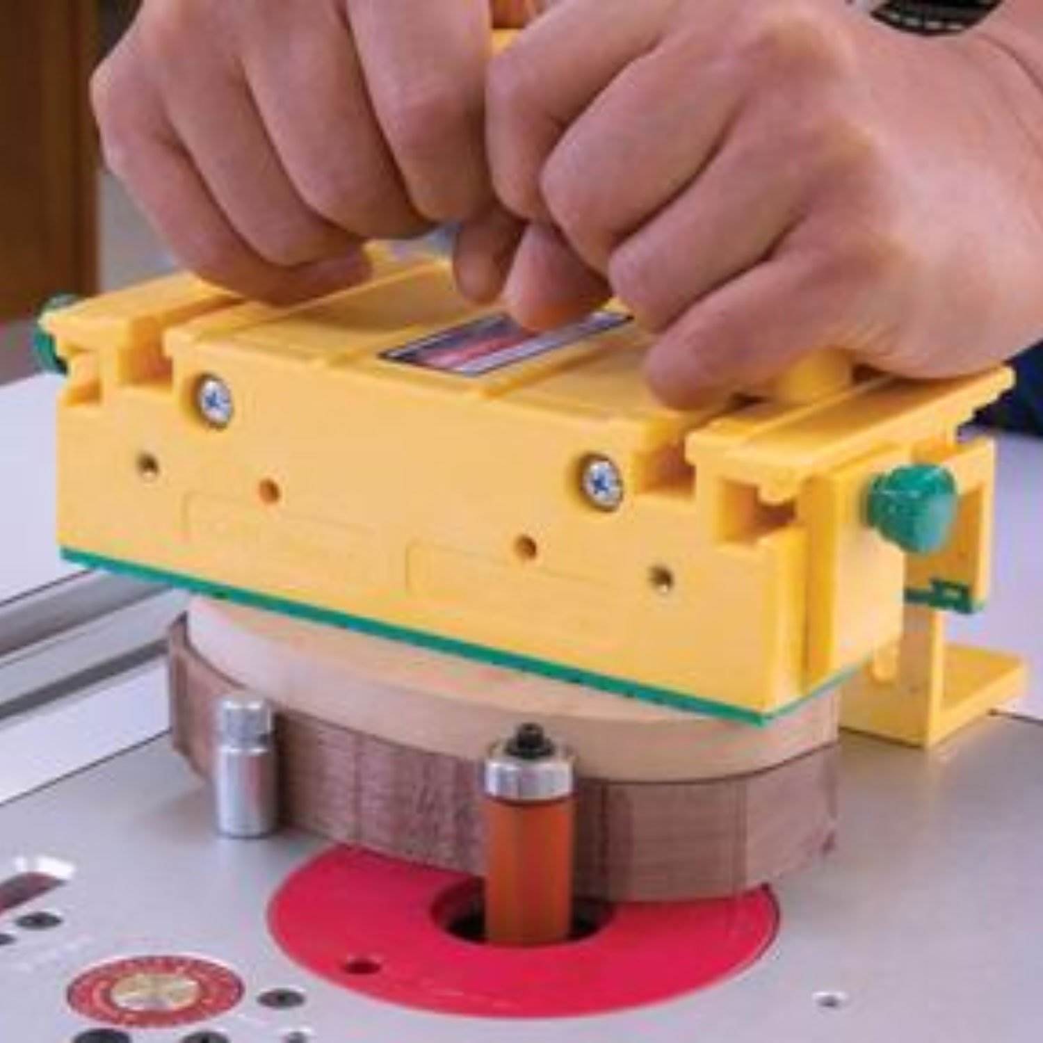 Microjig GR-100 Woodworking 3 Directional Table Saw Pushblock & Gravity Heel Kit