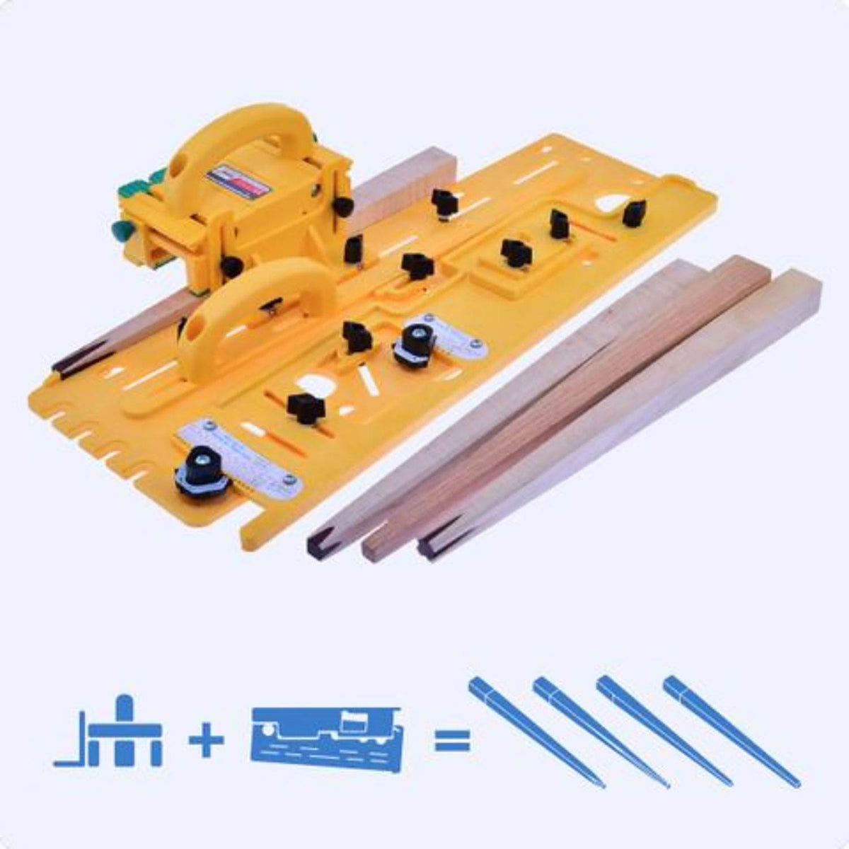 Microjig GR100 Woodworking Tool 3 Directional Table Saw Pushblock & Tapering Jig