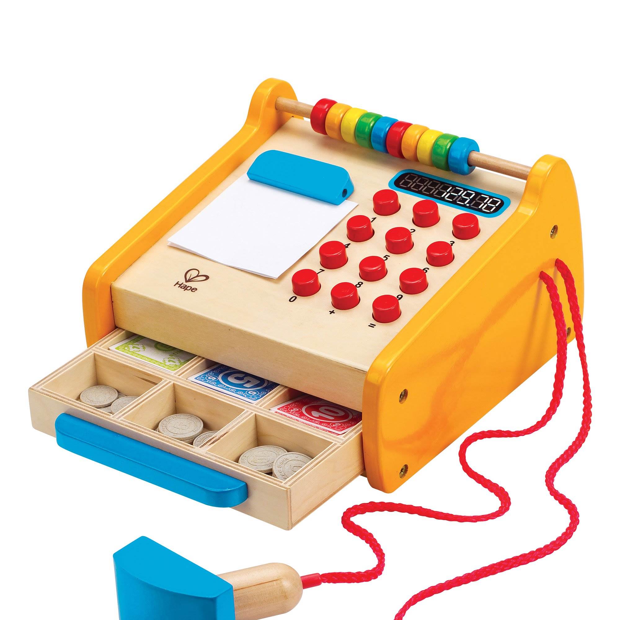 Hape Toys Kids Checkout Store Cash Register Educational Pretend Playset (2 Pack)