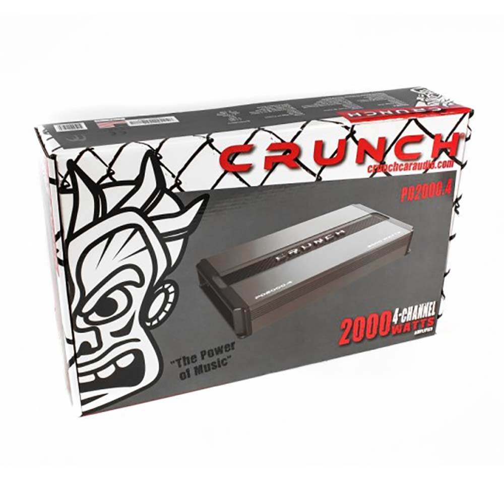Crunch Power Drive 2000W Max 4-Channel Class A/B Bridgeable Amplifier (2 Pack)