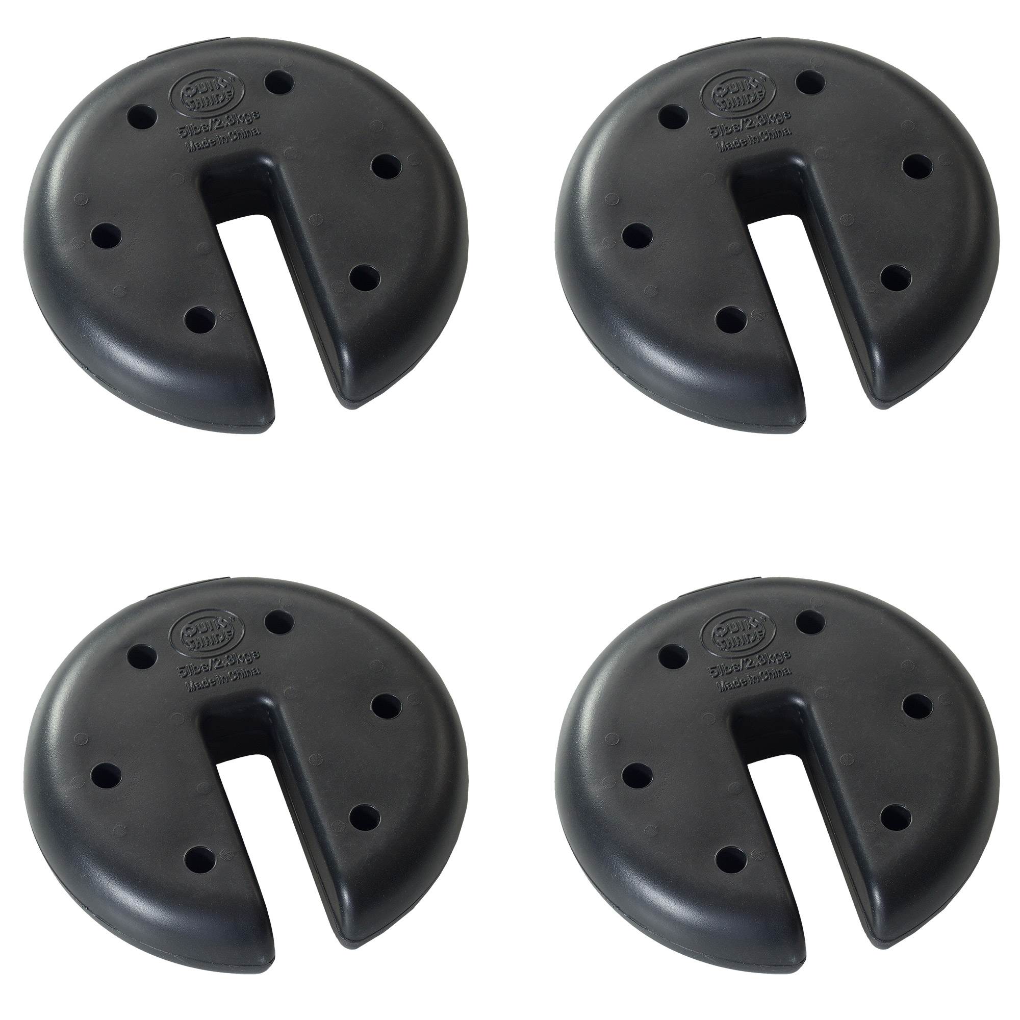 Quik Shade Instant Canopy Pop Up Disc Shaped Anchor Weight Plates Kit, Set of 4 (Refurbished)