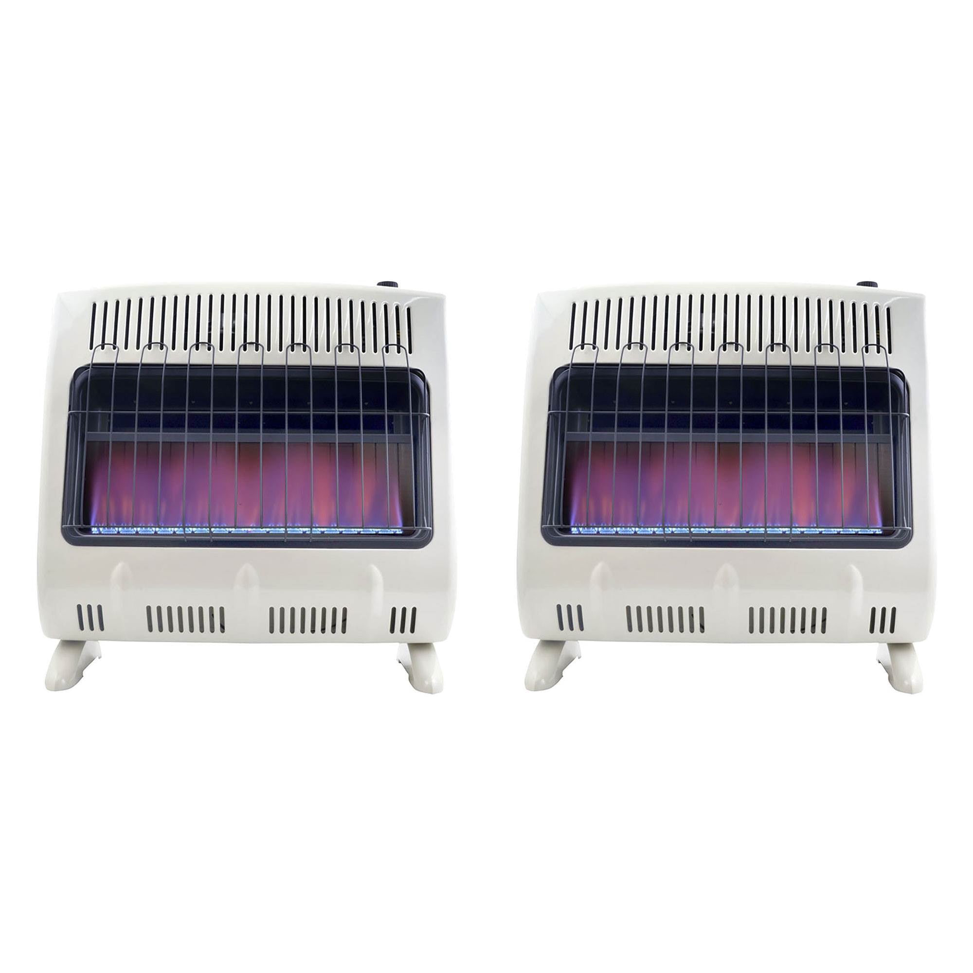 Mr. Heater 30000 BTU Vent Free Propane Gas Wall or Floor Indoor Heater (2 Pack) - VMInnovations
