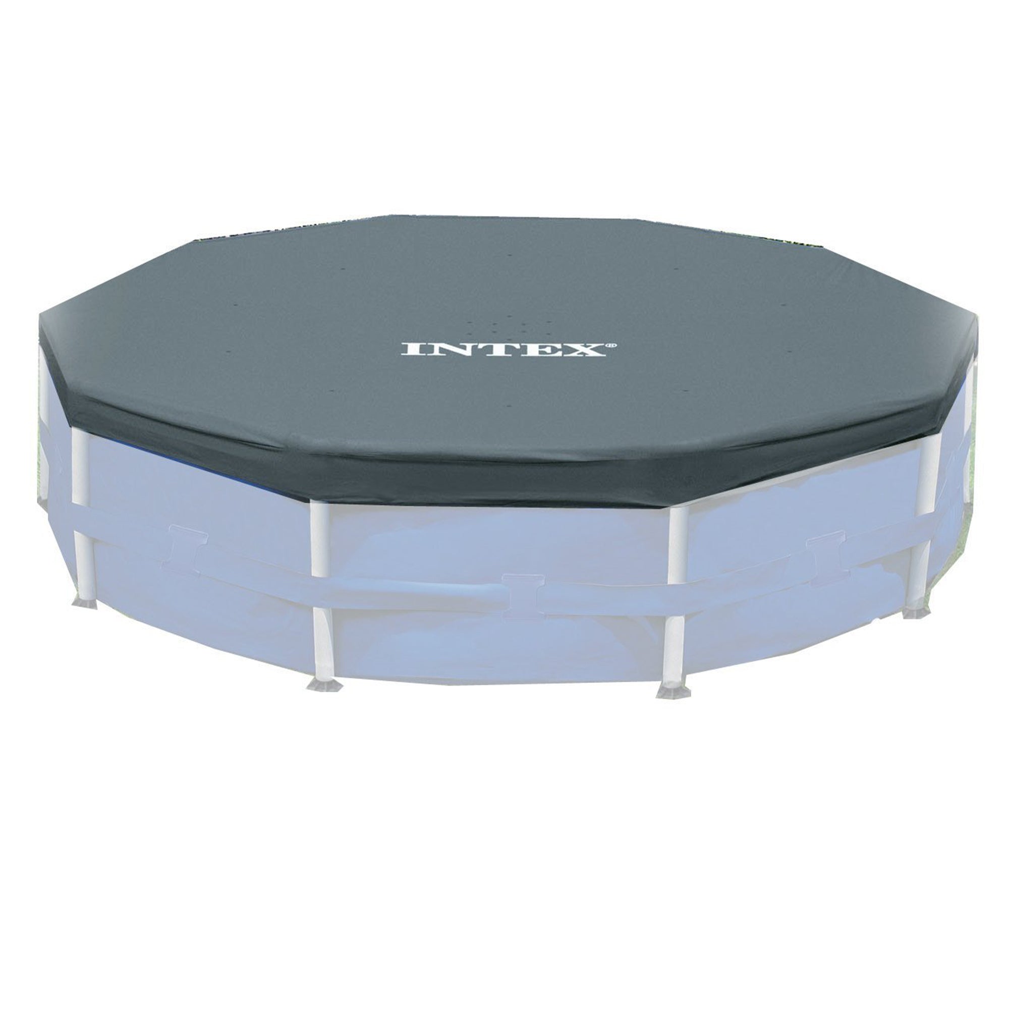 INTEX 12' x 30" Metal Frame Above Ground Pool, Filter, Cover, & Maintenance Kit