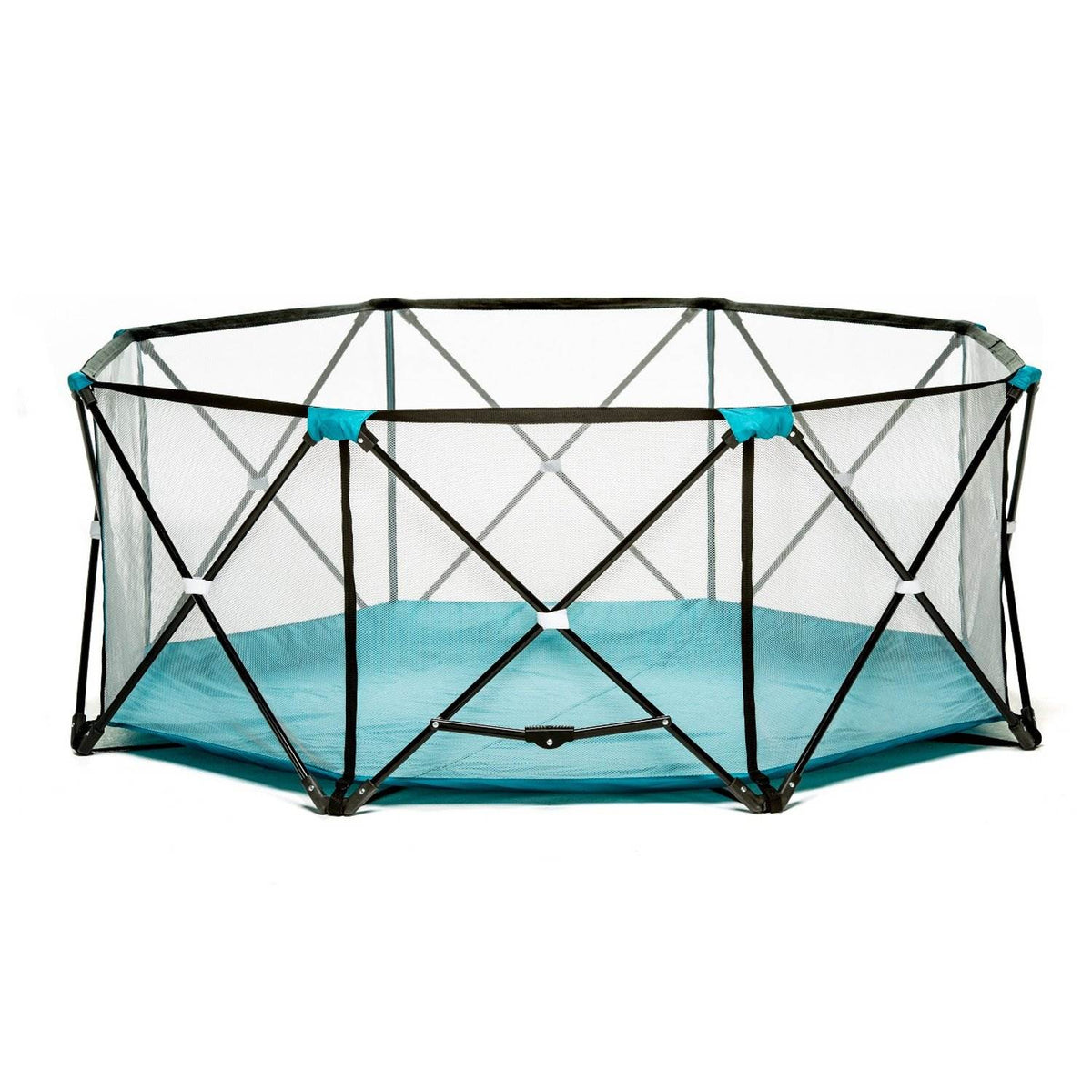 Regalo 8 Panel 62" x 26" My Play Deluxe Portable Mesh Outdoor Foldable Play Yard
