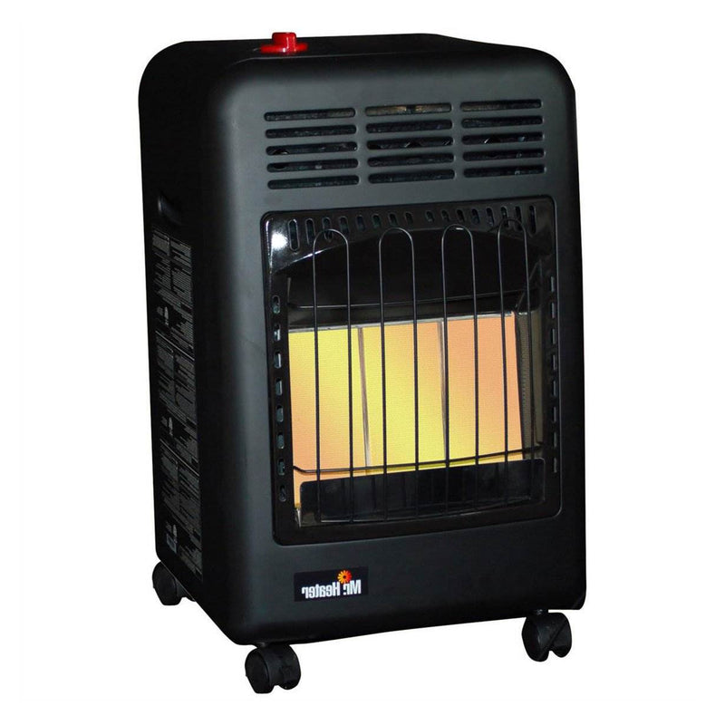 Mr. Heater 18000 BTU Radiant Propane Cabinet Outdoor Space Heater (2 Pack)